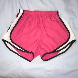 pink nike dri-fit XS running shorts